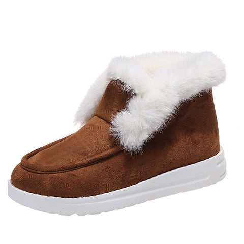 Snow Boots Warm Winter Shoes Plush Fur Ankle Boots Women Snow Boots Warm Winter Shoes Plush Fur Ankle Boots Women
