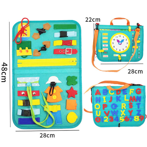 New Busy Book Children's Busy Board Dressing And Buttoning Learning Baby Early Education Preschool Sensory Learning Toy New Busy Book Children's Busy Board Dressing And Buttoning Learning Baby Early Education Preschool Sensory Learning Toy