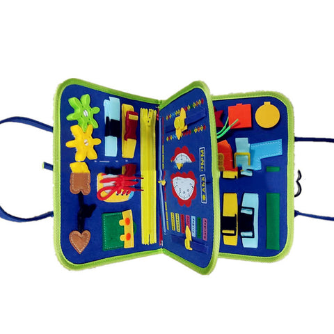 New Busy Book Children's Busy Board Dressing And Buttoning Learning Baby Early Education Preschool Sensory Learning Toy New Busy Book Children's Busy Board Dressing And Buttoning Learning Baby Early Education Preschool Sensory Learning Toy