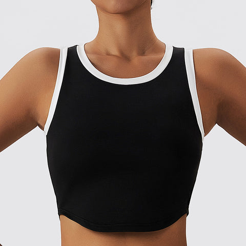 Multi-panel Contrast Quick-drying Yoga Bra Shock-proof Running Fitness Vest Multi-panel Contrast Quick-drying Yoga Bra Shock-proof Running Fitness Vest