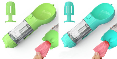 Pet Water Bottle Feeder Bowl Garbage Bag Storage Portable Pet Outdoor Travel 3 In 1 Dog Water Bottle Pet Water Bottle Feeder Bowl Garbage Bag Storage Portable Pet Outdoor Travel 3 In 1 Dog Water Bottle