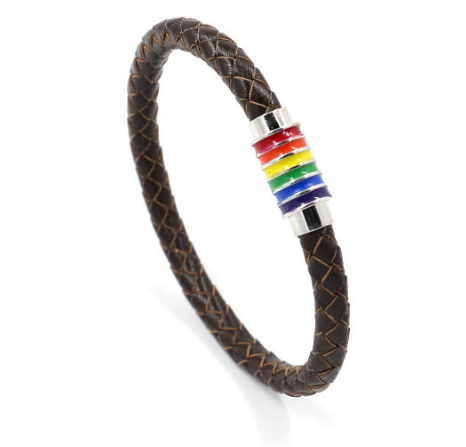 Simple Titanium Steel Rainbow Oil Drop Magnetic Bracelet Simple Titanium Steel Rainbow Oil Drop Magnetic Bracelet