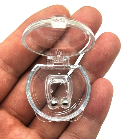 Silicone Magnetic Anti Snore Stop Snoring Nose Clip Sleep Tray Sleeping Aid Apnea Guard Night Device Silicone Magnetic Anti Snore Stop Snoring Nose Clip Sleep Tray Sleeping Aid Apnea Guard Night Device