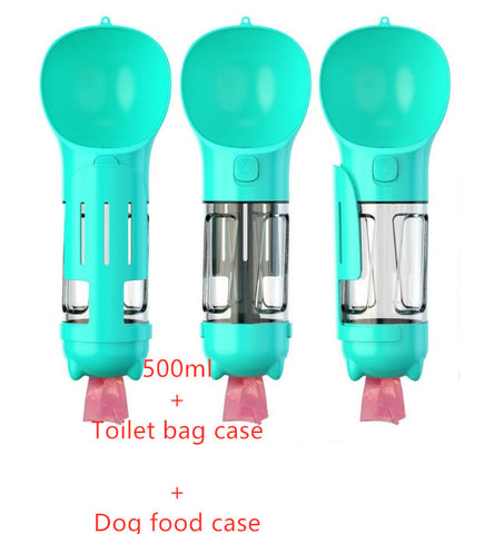 Pet Water Bottle Feeder Bowl Garbage Bag Storage Portable Pet Outdoor Travel 3 In 1 Dog Water Bottle Pet Water Bottle Feeder Bowl Garbage Bag Storage Portable Pet Outdoor Travel 3 In 1 Dog Water Bottle