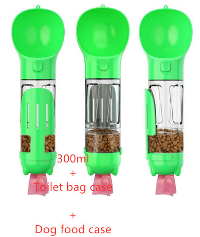 Pet Water Bottle Feeder Bowl Garbage Bag Storage Portable Pet Outdoor Travel 3 In 1 Dog Water Bottle Pet Water Bottle Feeder Bowl Garbage Bag Storage Portable Pet Outdoor Travel 3 In 1 Dog Water Bottle