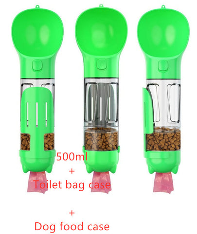 Pet Water Bottle Feeder Bowl Garbage Bag Storage Portable Pet Outdoor Travel 3 In 1 Dog Water Bottle Pet Water Bottle Feeder Bowl Garbage Bag Storage Portable Pet Outdoor Travel 3 In 1 Dog Water Bottle