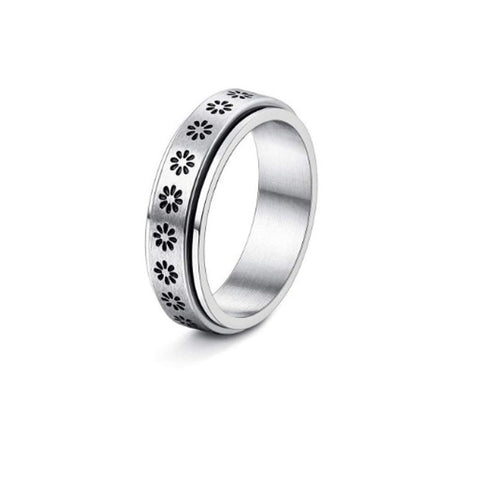 Stainless Steel Rotatable Ring To Relieve Anxiety Stainless Steel Rotatable Ring To Relieve Anxiety