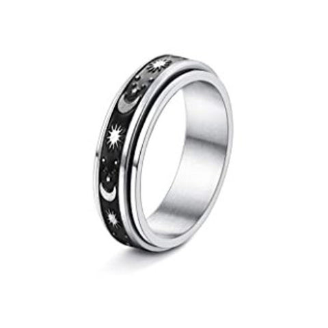 Stainless Steel Rotatable Ring To Relieve Anxiety Stainless Steel Rotatable Ring To Relieve Anxiety