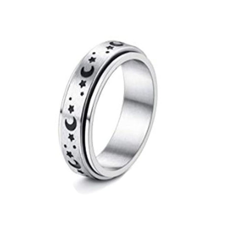 Stainless Steel Rotatable Ring To Relieve Anxiety Stainless Steel Rotatable Ring To Relieve Anxiety