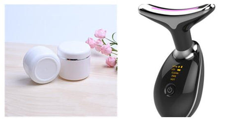 EMS Thermal Neck Lifting And Tighten Massager Electric Microcurrent Wrinkle Remover LED Photon Face Beauty Device For Woman EMS Thermal Neck Lifting And Tighten Massager Electric Microcurrent Wrinkle Remover LED Photon Face Beauty Device For Woman