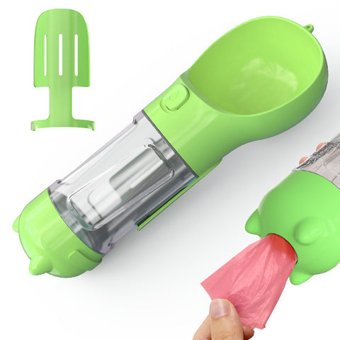 Pet Water Bottle Feeder Bowl Garbage Bag Storage Portable Pet Outdoor Travel 3 In 1 Dog Water Bottle Pet Water Bottle Feeder Bowl Garbage Bag Storage Portable Pet Outdoor Travel 3 In 1 Dog Water Bottle