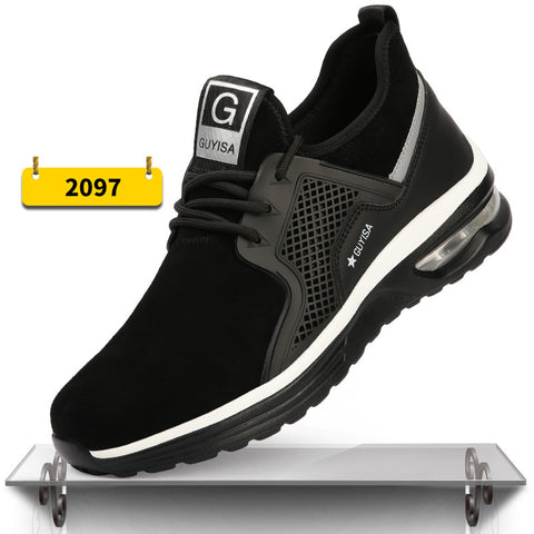 Indestructible Steel Toe Work Shoes Men Sneakers Fashion Air Cushion Safety Shoes Indestructible Steel Toe Work Shoes Men Sneakers Fashion Air Cushion Safety Shoes