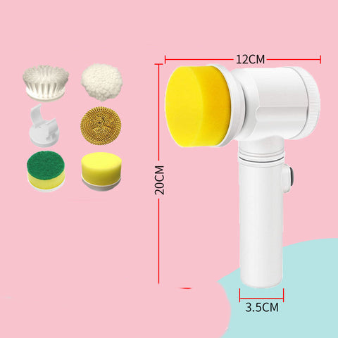 Kitchen Supplies Multifunctional Brush Electric Scrubber Rechargeable Dishwashing Brush Automatic Range Hood Stove Kitchen Supplies Multifunctional Brush Electric Scrubber Rechargeable Dishwashing Brush Automatic Range Hood Stove