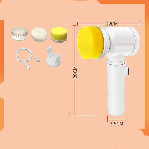 Kitchen Supplies Multifunctional Brush Electric Scrubber Rechargeable Dishwashing Brush Automatic Range Hood Stove Kitchen Supplies Multifunctional Brush Electric Scrubber Rechargeable Dishwashing Brush Automatic Range Hood Stove