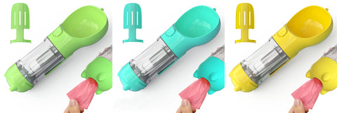 Pet Water Bottle Feeder Bowl Garbage Bag Storage Portable Pet Outdoor Travel 3 In 1 Dog Water Bottle Pet Water Bottle Feeder Bowl Garbage Bag Storage Portable Pet Outdoor Travel 3 In 1 Dog Water Bottle