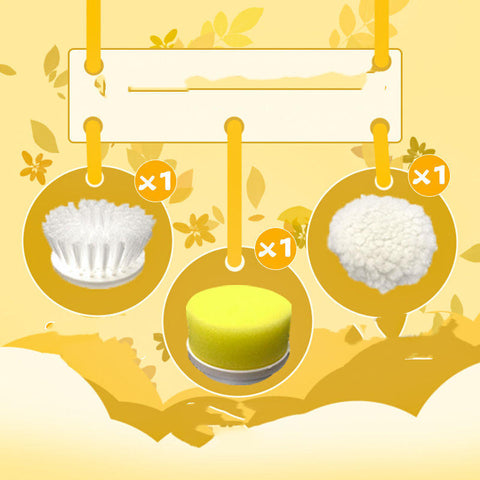 Kitchen Supplies Multifunctional Brush Electric Scrubber Rechargeable Dishwashing Brush Automatic Range Hood Stove Kitchen Supplies Multifunctional Brush Electric Scrubber Rechargeable Dishwashing Brush Automatic Range Hood Stove