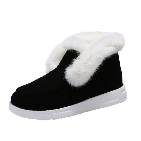 Snow Boots Warm Winter Shoes Plush Fur Ankle Boots Women Snow Boots Warm Winter Shoes Plush Fur Ankle Boots Women