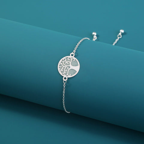 Silver Copper, tree of life, dripping oil, luminous bracelet Silver Copper, tree of life, dripping oil, luminous bracelet
