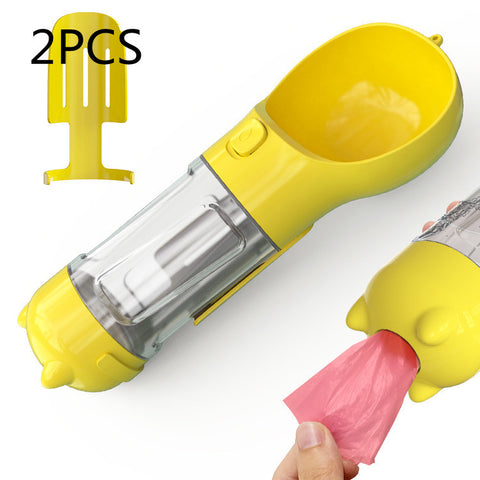 Pet Water Bottle Feeder Bowl Garbage Bag Storage Portable Pet Outdoor Travel 3 In 1 Dog Water Bottle Pet Water Bottle Feeder Bowl Garbage Bag Storage Portable Pet Outdoor Travel 3 In 1 Dog Water Bottle