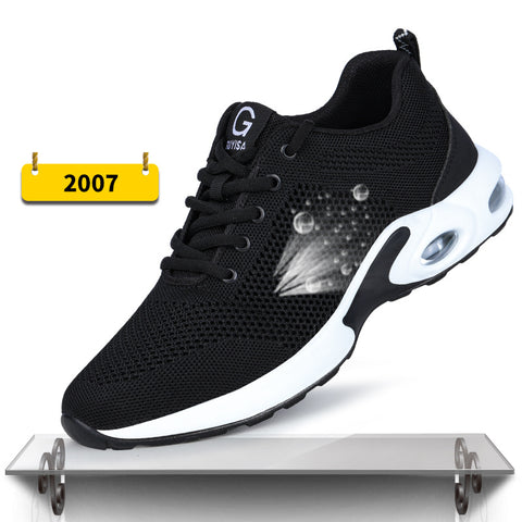 Indestructible Steel Toe Work Shoes Men Sneakers Fashion Air Cushion Safety Shoes Indestructible Steel Toe Work Shoes Men Sneakers Fashion Air Cushion Safety Shoes