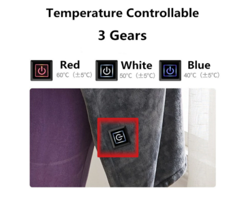 Winter Flannel Heated Blanket Cold Protection Body Warmer Usb Heated Warm Shawl Electric Heated Plush Blanket Winter Flannel Heated Blanket Cold Protection Body Warmer Usb Heated Warm Shawl Electric Heated Plush Blanket