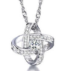 925 Sterling Silver Necklace For Women Forever Heart AAA Zircon Mosaic Necklaces & Pendants Gift 925 Sterling Silver Necklace For Women Forever Heart AAA Zircon Mosaic Necklaces & Pendants Gift