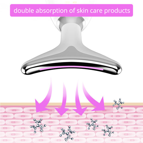 EMS Thermal Neck Lifting And Tighten Massager Electric Microcurrent Wrinkle Remover LED Photon Face Beauty Device For Woman EMS Thermal Neck Lifting And Tighten Massager Electric Microcurrent Wrinkle Remover LED Photon Face Beauty Device For Woman