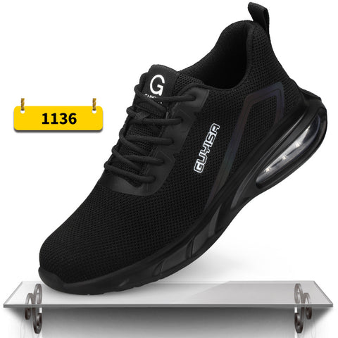 Indestructible Steel Toe Work Shoes Men Sneakers Fashion Air Cushion Safety Shoes Indestructible Steel Toe Work Shoes Men Sneakers Fashion Air Cushion Safety Shoes