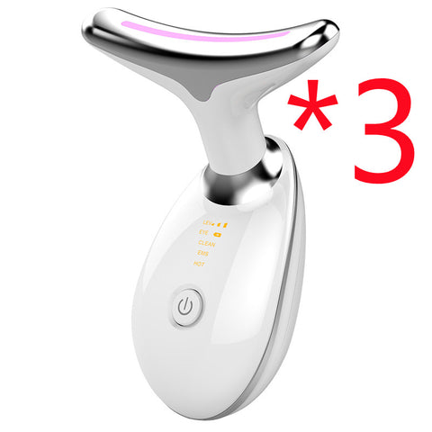EMS Thermal Neck Lifting And Tighten Massager Electric Microcurrent Wrinkle Remover LED Photon Face Beauty Device For Woman EMS Thermal Neck Lifting And Tighten Massager Electric Microcurrent Wrinkle Remover LED Photon Face Beauty Device For Woman