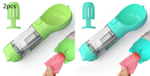 Pet Water Bottle Feeder Bowl Garbage Bag Storage Portable Pet Outdoor Travel 3 In 1 Dog Water Bottle Pet Water Bottle Feeder Bowl Garbage Bag Storage Portable Pet Outdoor Travel 3 In 1 Dog Water Bottle