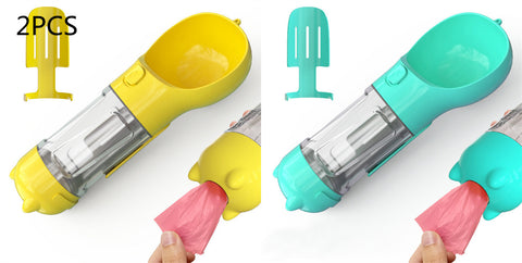 Pet Water Bottle Feeder Bowl Garbage Bag Storage Portable Pet Outdoor Travel 3 In 1 Dog Water Bottle Pet Water Bottle Feeder Bowl Garbage Bag Storage Portable Pet Outdoor Travel 3 In 1 Dog Water Bottle
