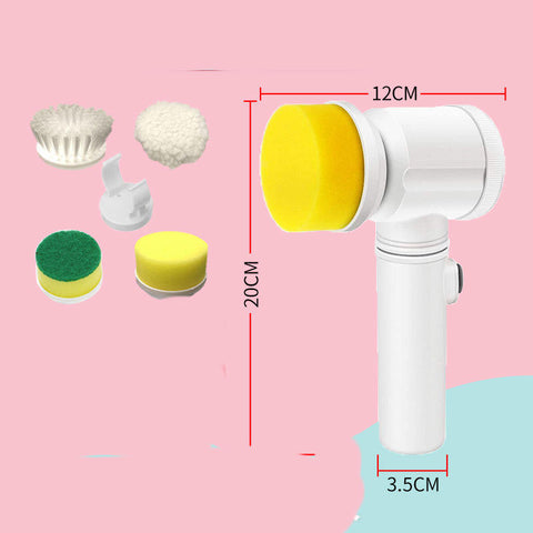 Kitchen Supplies Multifunctional Brush Electric Scrubber Rechargeable Dishwashing Brush Automatic Range Hood Stove Kitchen Supplies Multifunctional Brush Electric Scrubber Rechargeable Dishwashing Brush Automatic Range Hood Stove