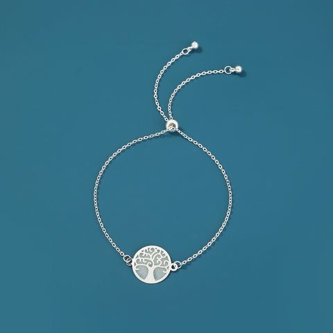 Silver Copper, tree of life, dripping oil, luminous bracelet Silver Copper, tree of life, dripping oil, luminous bracelet