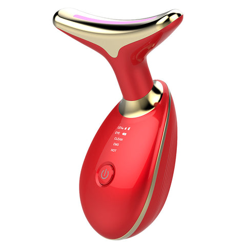 EMS Thermal Neck Lifting And Tighten Massager Electric Microcurrent Wrinkle Remover LED Photon Face Beauty Device For Woman EMS Thermal Neck Lifting And Tighten Massager Electric Microcurrent Wrinkle Remover LED Photon Face Beauty Device For Woman