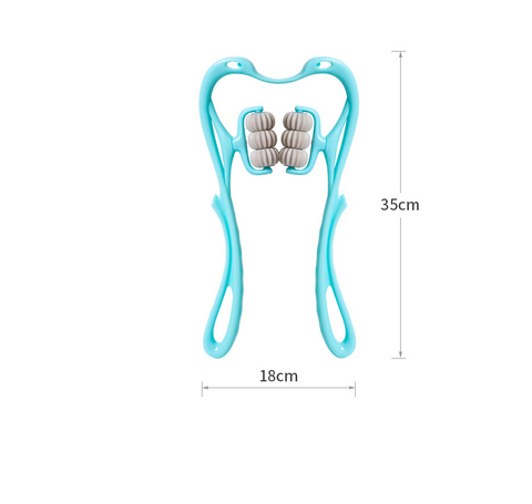 Multifunctional Manual Six-wheel Neck Massager Massage Relieve Roller Massage Tool Multifunctional Manual Six-wheel Neck Massager Massage Relieve Roller Massage Tool