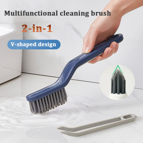 2-in-1 Multipurpose Bathroom Tile Floor Gap Cleaning Brush Window Groove Brush Convenient Household Corner Cleaning Tools 2-in-1 Multipurpose Bathroom Tile Floor Gap Cleaning Brush Window Groove Brush Convenient Household Corner Cleaning Tools