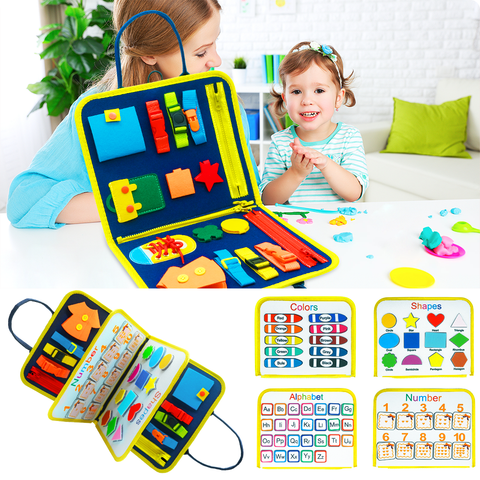 New Busy Book Children's Busy Board Dressing And Buttoning Learning Baby Early Education Preschool Sensory Learning Toy New Busy Book Children's Busy Board Dressing And Buttoning Learning Baby Early Education Preschool Sensory Learning Toy