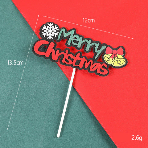 Creativity Decoration Bells Antlers Christmas Cake Card Creativity Decoration Bells Antlers Christmas Cake Card