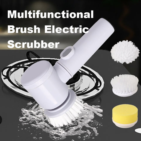 Kitchen Supplies Multifunctional Brush Electric Scrubber Rechargeable Dishwashing Brush Automatic Range Hood Stove Kitchen Supplies Multifunctional Brush Electric Scrubber Rechargeable Dishwashing Brush Automatic Range Hood Stove
