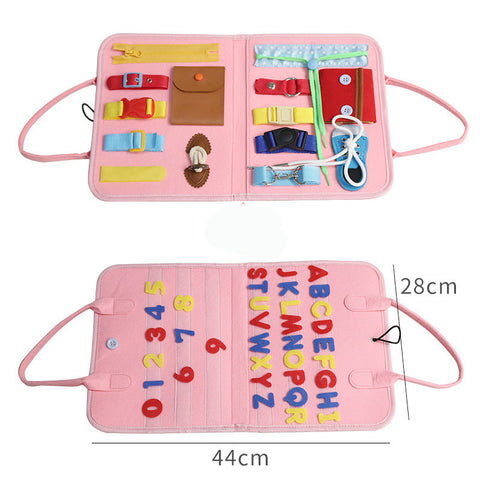 New Busy Book Children's Busy Board Dressing And Buttoning Learning Baby Early Education Preschool Sensory Learning Toy New Busy Book Children's Busy Board Dressing And Buttoning Learning Baby Early Education Preschool Sensory Learning Toy