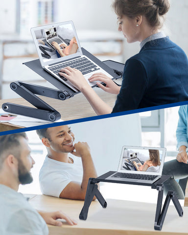 Adjustable Height Laptop Desk Laptop Stand for Bed Portable Lap Desk Foldable Table Workstation Notebook RiserErgonomic Computer Tray Reading Holder Bed Tray Standing Desk Adjustable Height Laptop Desk Laptop Stand for Bed Portable Lap Desk Foldable Table Workstation Notebook RiserErgonomic Computer Tray Reading Holder Bed Tray Standing Desk