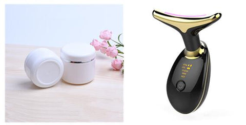 EMS Thermal Neck Lifting And Tighten Massager Electric Microcurrent Wrinkle Remover LED Photon Face Beauty Device For Woman EMS Thermal Neck Lifting And Tighten Massager Electric Microcurrent Wrinkle Remover LED Photon Face Beauty Device For Woman