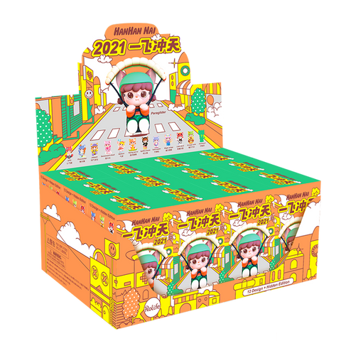Robotime Rolife HANHAN NAI  Flying Blind Box Action Figures Doll Toys Surprise Box Lady Toys For Children Friends Free Shipping Robotime Rolife HANHAN NAI  Flying Blind Box Action Figures Doll Toys Surprise Box Lady Toys For Children Friends Free Shipping