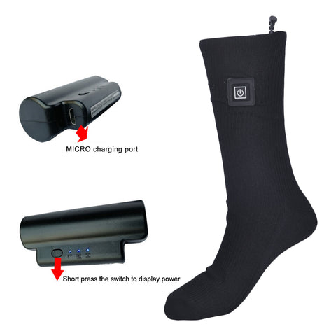 Electric Socks Rechargeable Heating Foot Warmer Electric Socks Rechargeable Heating Foot Warmer