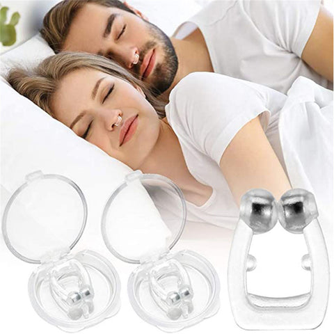 Silicone Magnetic Anti Snore Stop Snoring Nose Clip Sleep Tray Sleeping Aid Apnea Guard Night Device Silicone Magnetic Anti Snore Stop Snoring Nose Clip Sleep Tray Sleeping Aid Apnea Guard Night Device