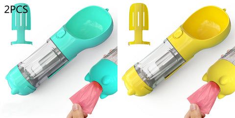 Pet Water Bottle Feeder Bowl Garbage Bag Storage Portable Pet Outdoor Travel 3 In 1 Dog Water Bottle Pet Water Bottle Feeder Bowl Garbage Bag Storage Portable Pet Outdoor Travel 3 In 1 Dog Water Bottle