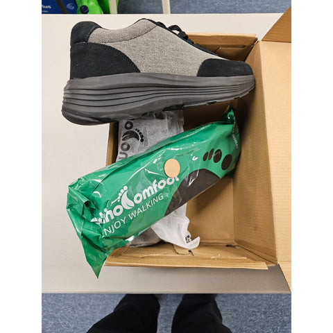 OrthoComfoot Men’s Orthopedic Comfortable Fashion Sneakers, Casual Arch Support