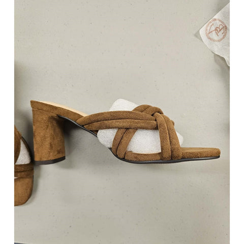 Bella Vita Women's Carmen Heeled Sandal, Cognac- Womens Size 5.5