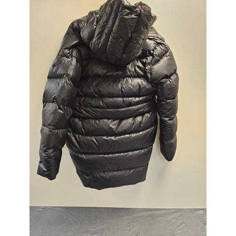 Bloomingdales Diane Von Furstenberg Black Python Womens XL Reversible Jacket