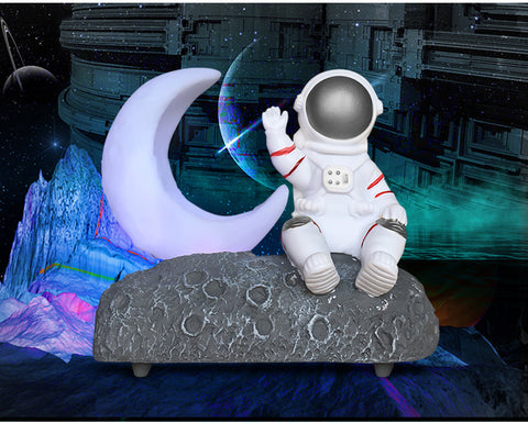 Moon Light Astronaut Glowing Wireless Speaker